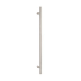 Radiant Vertical Round Non Heated Single Bar Towel Rail 950mm Cool Brushed Nickel NH-CBN-VTR-950