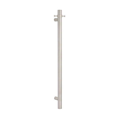 Radiant Vertical Towel Rail Hook (Suits Vertical Heated Bar) Cool Brushed Nickel CBN-VTR-HOOK