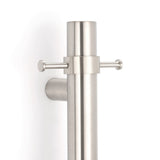 Radiant Vertical Towel Rail Hook (Suits Vertical Heated Bar) Cool Brushed Nickel CBN-VTR-HOOK