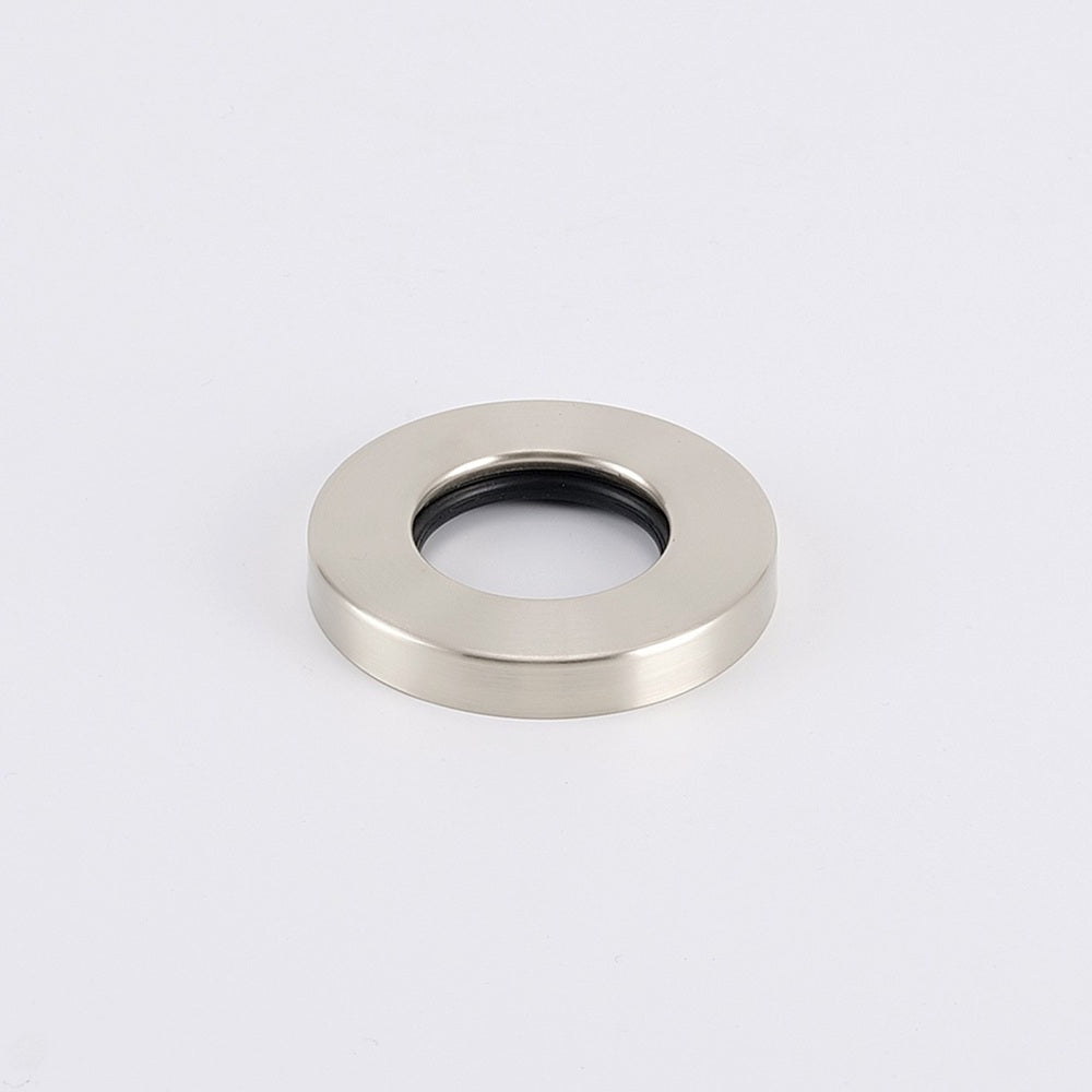 Radiant Vertical Towel Rail Cover Plate (Round & Flat) Cool Brushed Nickel CBN-VTR-CP