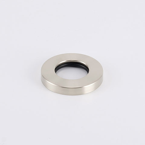 Radiant Vertical Towel Rail Cover Plate (Round & Flat) Cool Brushed Nickel CBN-VTR-CP