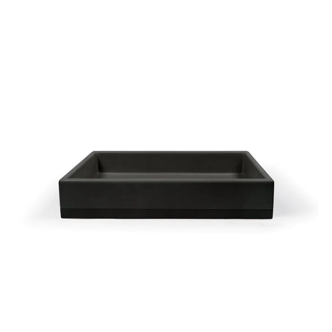 Nood Co Box Basin Two Tone - Surface Mount (Charcoal) BX2-1-0-CH