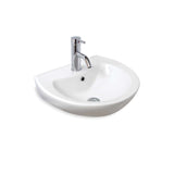 Seima Chios 515 Wall Hung Care Basin w/ Overflow 500x410mm (3 Taphole) Gloss White 191495