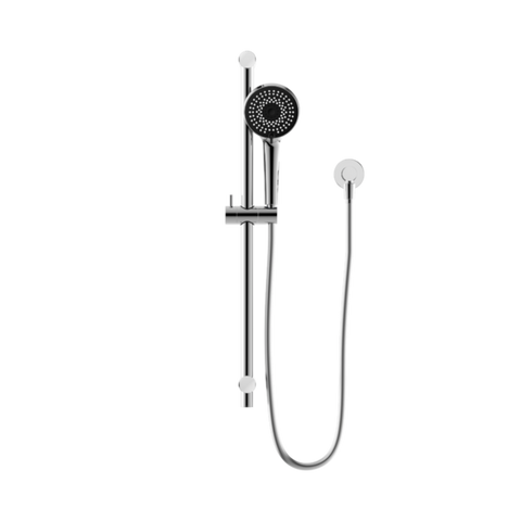 Nero Round Metal Project Rail Shower Chrome NR318CH