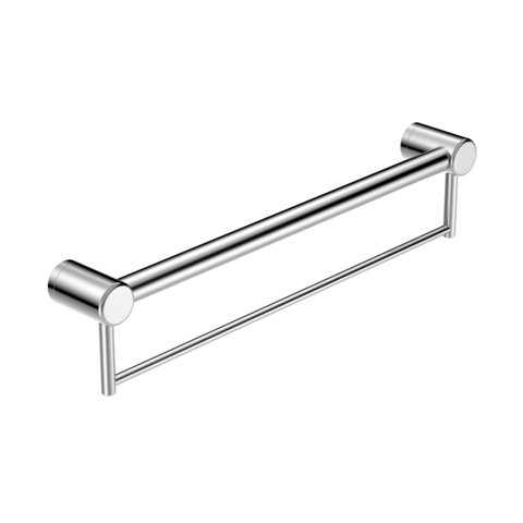 Nero Mecca Care 32mm Grab Rail With Towel Holder 600mm Chrome NRCR3224BCH