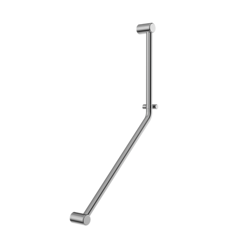 Nero Mecca Care 32mm Ambulant 45 Degree Bent Tube 450X650mm Chrome NRCR3245DCH