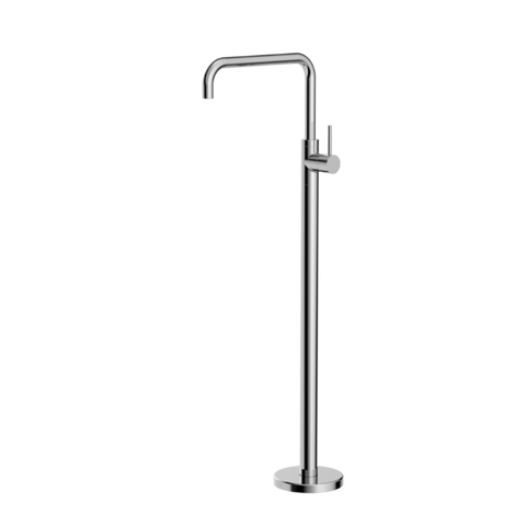 Nero Mecca Freestanding Bath Mixer Square Shape Chrome NR221903bCH