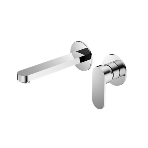 Amelie Royale Paddle Wall Basin/Bath Mixer w/Separate Plates 187mm Chrome (Trim Kit Only) BDO301310BTCH