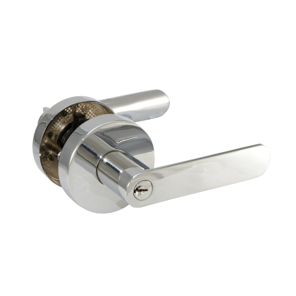 Trio Entrance Olympus Lever 70mm Round Chrome WWL400CPC