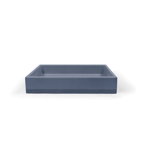 Nood Co Box Basin Two Tone - Surface Mount (Copan Blue) BX2-1-0-CO