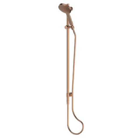 Greens Lavish Brass Rail Shower PVD Brushed Copper 239100BC