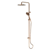 Greens Lavish Brass Twin Rail Shower PVD Brushed Copper 239103BC