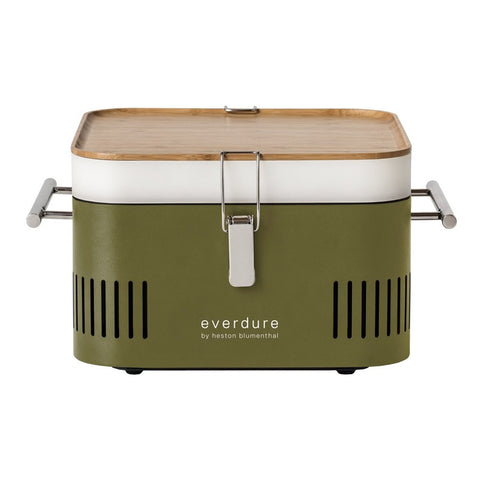Everdure Cube Charcoal Portable BBQ Khaki HBCUBEK