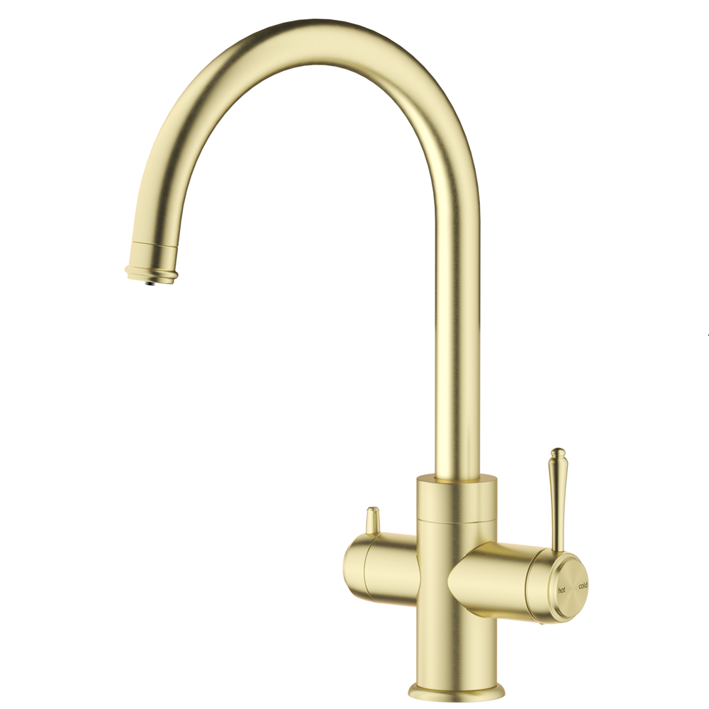 Bella Vista Mica Heritage 3-Way Filter Sink Mixer French Gold SM-4-FLT-FG