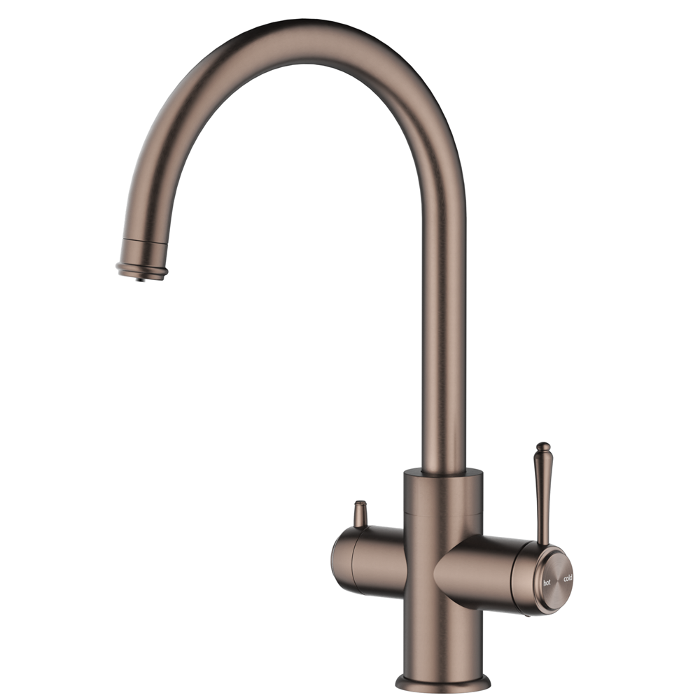Bella Vista Mica Heritage 3-Way Filter Sink Mixer Dusk Bronze SM-4-FLT-DB