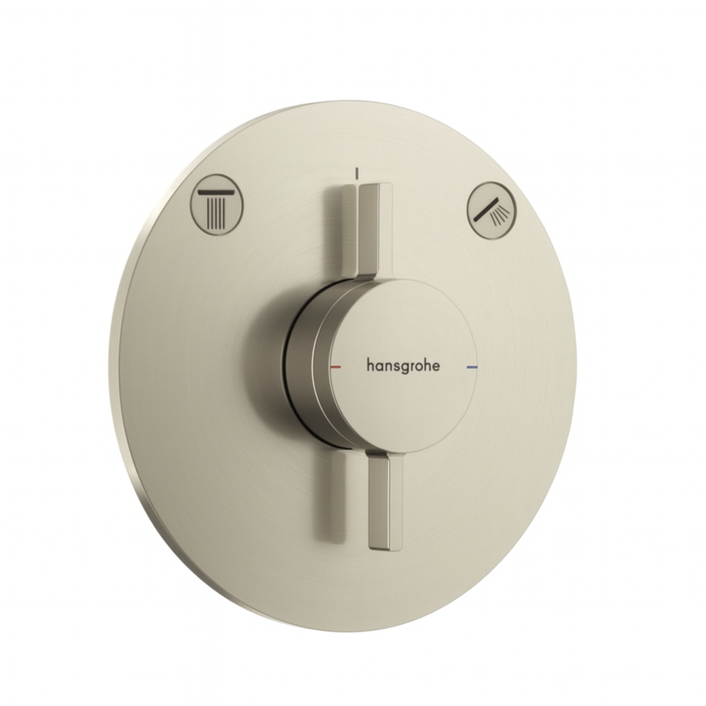 Hansgrohe Duoturn S Mixer For Concealed Installation 2 Functions Brushed Nickel 75418823