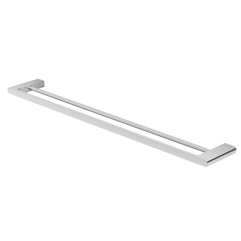 Amelie Essentiel Double Towel Rail 800mm Brushed Nickel BDO25004BN