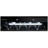 Artusi Dual Zone Wine Cooler 154 Bottle Reversable Double Doors Matte Black AWCD160BV