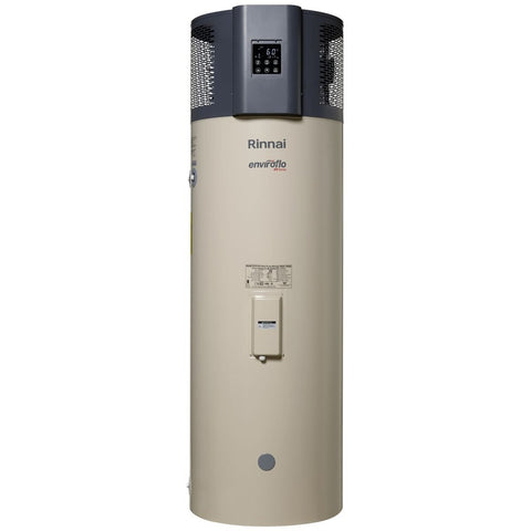 Rinnai Enviroflo 300Ltr Heat Pump Hot Water System AR Series White EHPA300VM