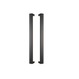 Gainsborough Oblong 600mm Pull Handle Dual Pack Set Matte Black OBL600PHMB