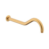 ADP Eternal Shower Arm 450mm Brushed Brass JTAPSASOEWBB