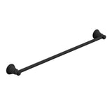 ADP Eternal Single Towel Rail 600 Matte Black JACCSOEST6BK