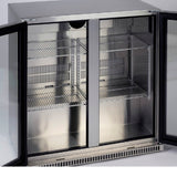 Euro Appliances Beverage Cooler 190L Double Glass Door Stainless Steel EA865BFSS