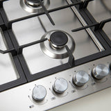 Euro Cooktop Gas 90cm Stainless Steel ECT900GX3