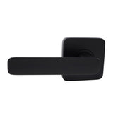 Gainsborough Harper Lever Round Corner Dummy Set Right Hand Matte Black 220HARRMB