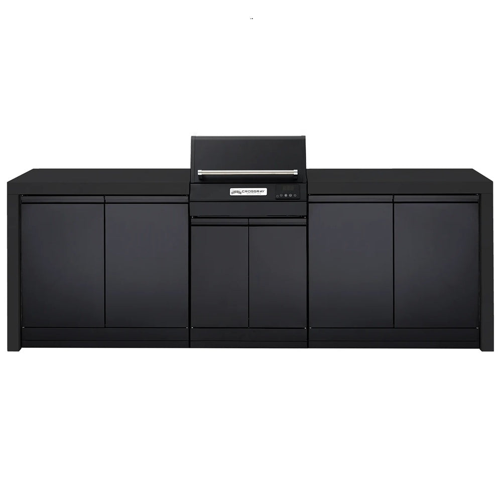 Crossray Extreme Electric BBQ Outdoor Kitchen Only Black TCEK-07