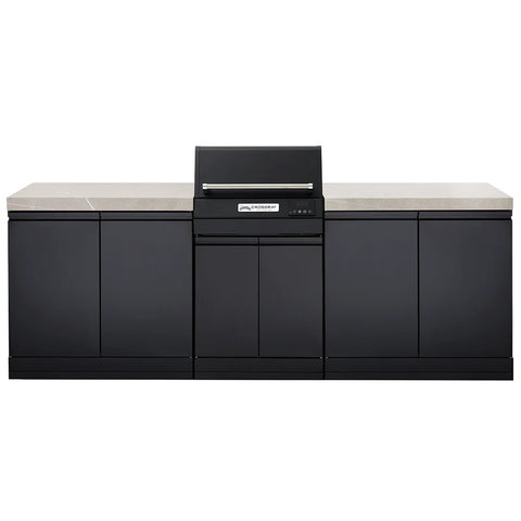 Crossray Extreme Electric BBQ Outdoor Kitchen w/ Single Fridge Grey TCEK-13