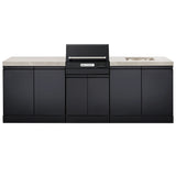 Crossray Extreme Electric BBQ Outdoor Kitchen w/ Sink Grey TCEK-14