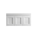 Otti Hampton Mark II Wall Hung Cabinet 900x460x450mm Satin White Plywood Cabinet Only (Cabinet Only) HPM900W