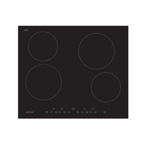 Artusi 4 Zone Ceramic Cooktop 70cm Black CACC70/1