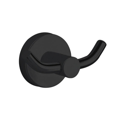 Fienza Hustle Double Robe Hook Matte Black 82504