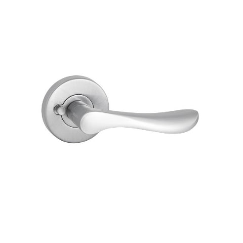 Gainsborough Florence Privacy Lever Set Satin Chrome 115FLOSC