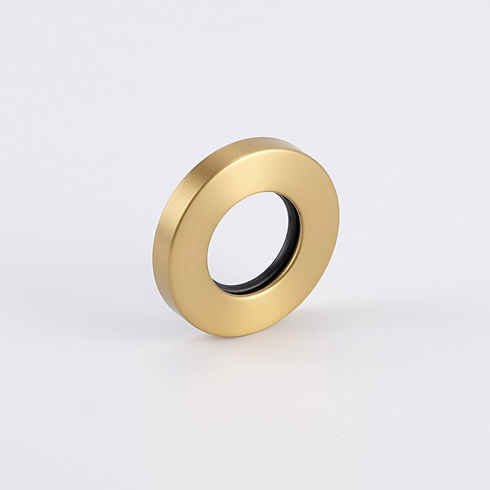 Radiant Vertical Towel Rail Cover Plate (Suits Round & Flat) Brushed Gold GLD-VTR-CP