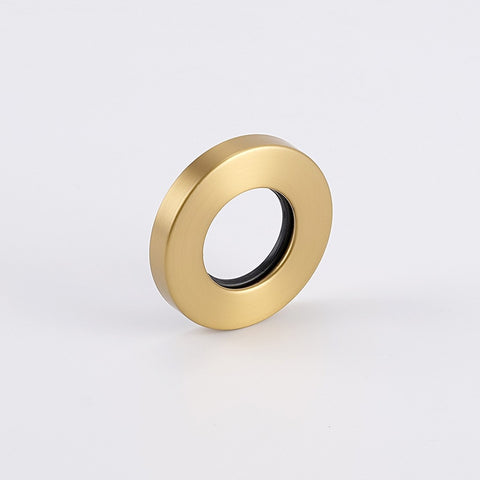 Radiant Vertical Towel Rail Cover Plate (Suits Round & Flat) Brushed Gold GLD-VTR-CP