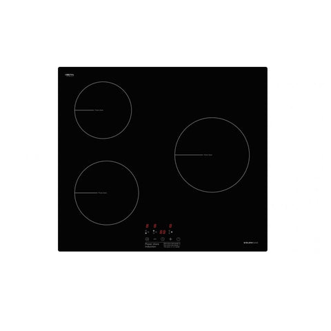 Glem Cooktop Induction 3 Zones 60cm Black GLINDPS