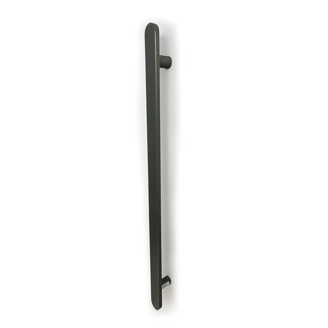 Radiant Vertical Flat Bar Towel Rail 50x930mm Gun Metal Grey Gmg-Fvtr-930