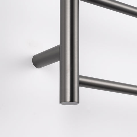 Radiant Gun Metal Grey 700 x 830mm Round Non Heated Towel Rail GMG-LTR01