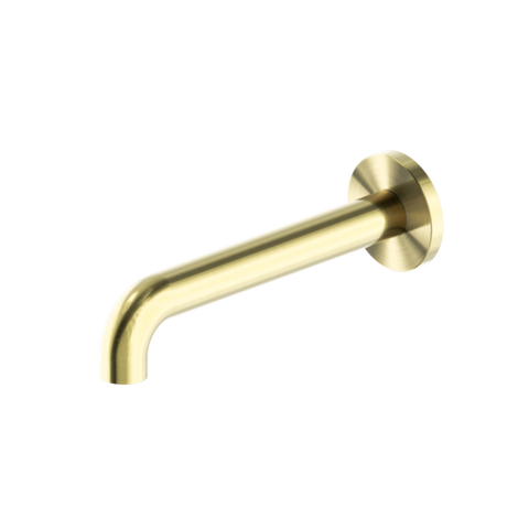 Nero Mecca Basin/Bath Spout Only 120mm Brushed Gold NR221903C120BG