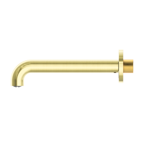 Nero Mecca Basin/Bath Spout Only 230mm Brushed Gold NR221903C230BG