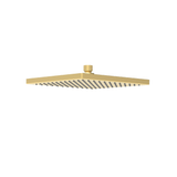 P&P Rosa Square 250mm Shower Head Brushed Gold PRP321001-BG