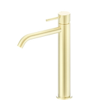 Nero Dolce Ii Curved Spout Tall Basin Mixer Brushed Gold 25B015BG