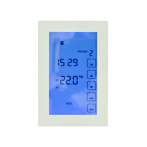 Radiant Premium Dual Purpose Thermostat & Timer Switch Vertical Silver GTSS-DUAL-V