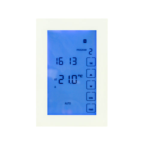 Radiant Premium Dual Purpose Thermostat & Timer Switch Vertical White GTSW-DUAL-V