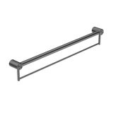 Nero Mecca Care 32mm Grab Rail With Towel Holder 900mm Gun Metal NRCR3230BGM