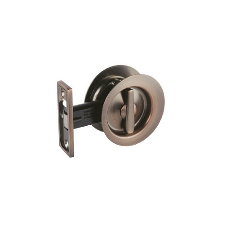 Gainsborough Cavity Slider Privacy Circular Aged Brushed Copper 395ABCC