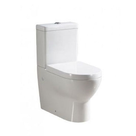 Turner Hastings Hartley Close Coupled Back to Wall Toilet Suite (w/ Soft Close Quick Release) Gloss White HA200SC